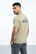 Spyder Men’s Crew Neck Printed T-Shirt – Green