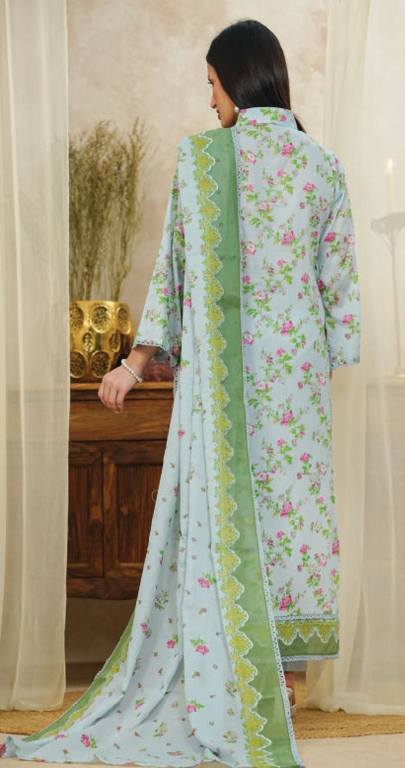 Mor Bagh by Beechtree – 3 Piece Unstitched Lawn Suit