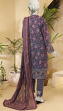 ALMEERAH-FLORAL – Unstitched 3 Piece Lawn Suit