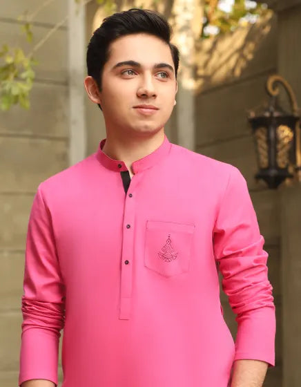 Casual Kurta for Teens – Screen Print on Computer Side