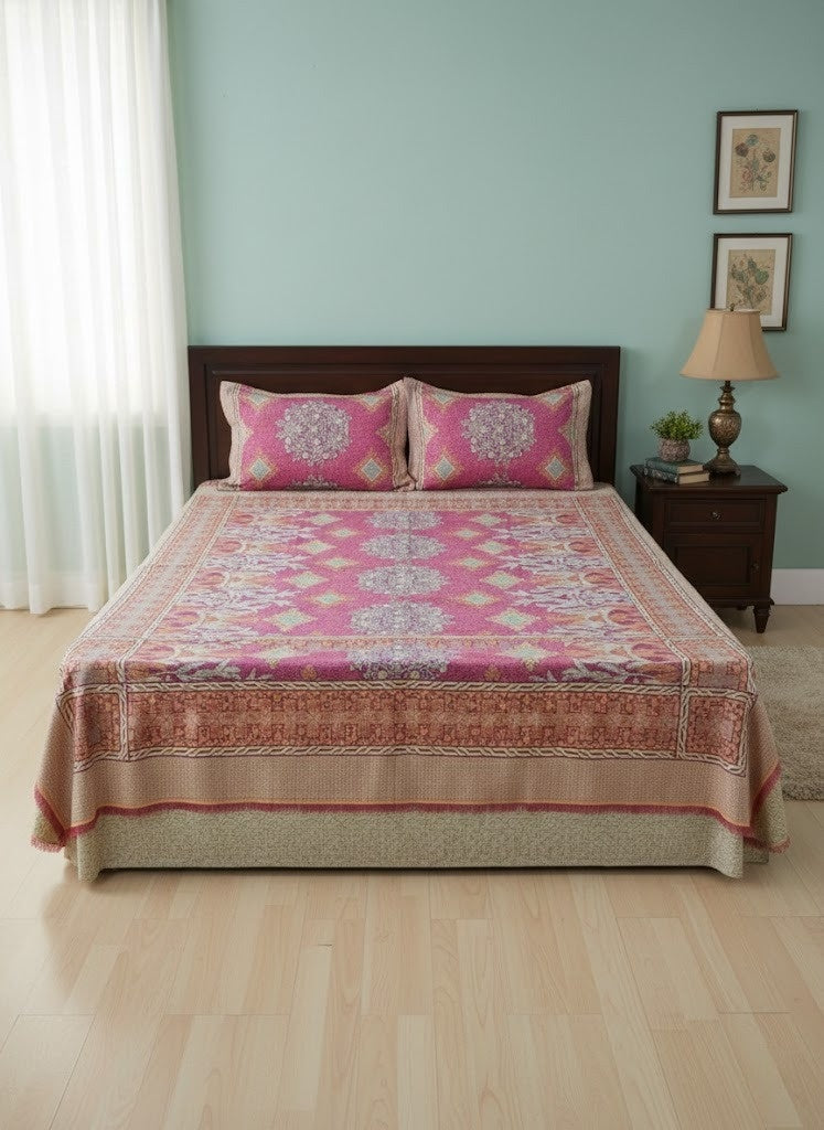 Riwayati Winter Gultex Multani Bedsheet with Pillow Cover