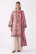 Nisha by Nishat Unstitched 3-Piece Lawn Collection (Magenta)