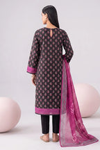 Nisha by Nishat Unstitched 3-Piece Lawn Collection (Black & Fuchsia Pink)