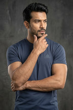 Adidas Men's Performance Activewear Set (Navy Blue)