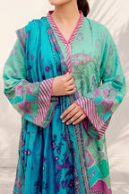 Aryana By KBC Fashion - 3PC Unstitched Printed Lawn Suit (Mint)