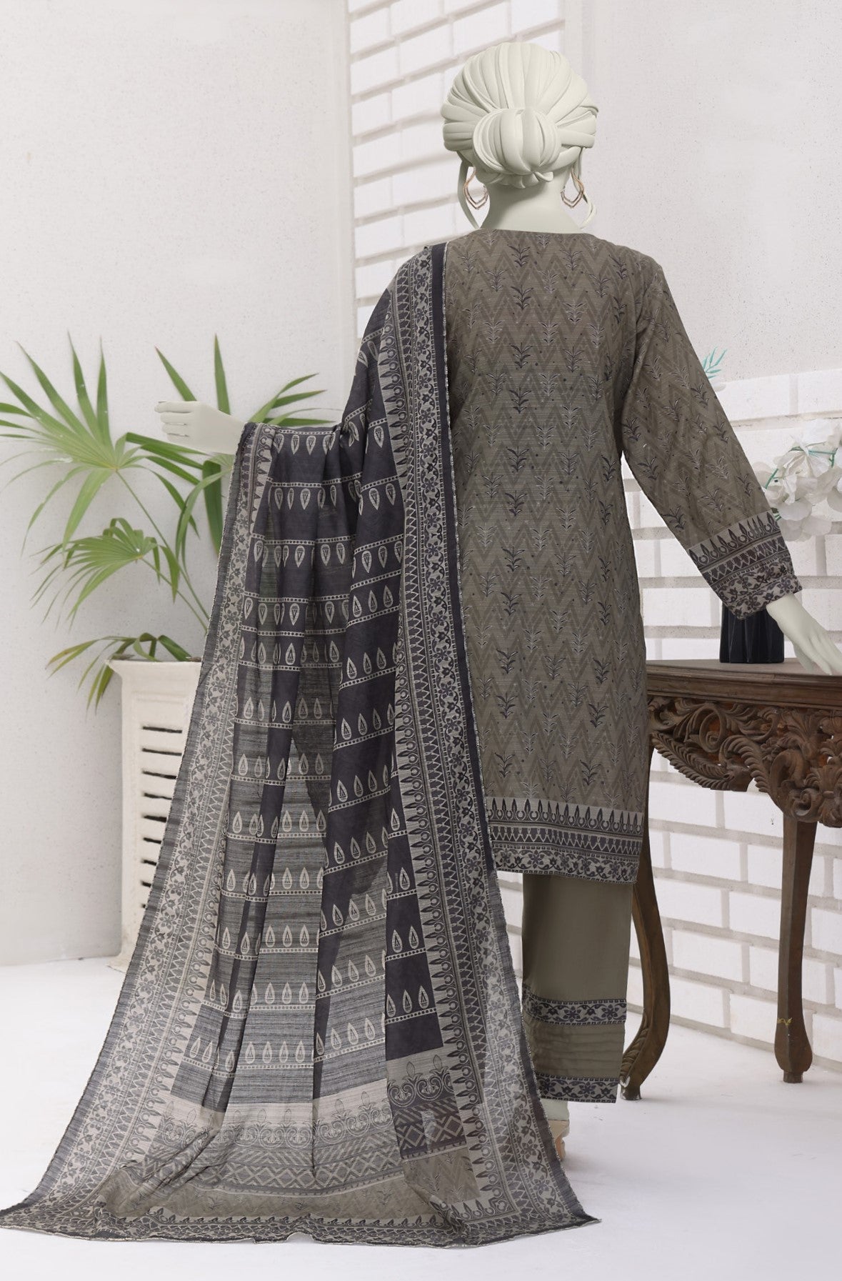 ALMEERAH - DORA-3 Piece Unstitched Lawn