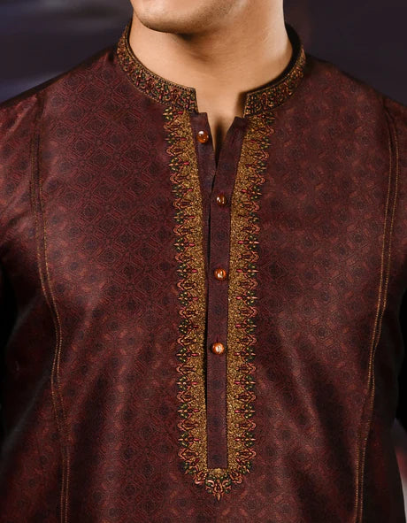 Polyester Sherwani Kurta BY J.