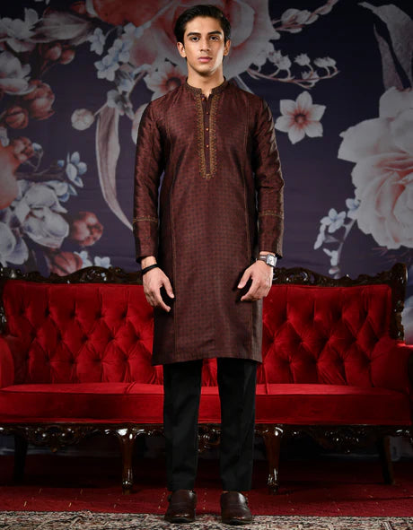 Polyester Sherwani Kurta BY J.