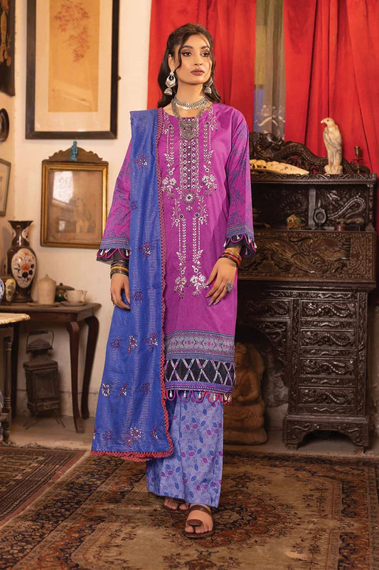 Usman Kashif – Rimal Vol 28 – Unstitched Embroidered 3-Piece Suit