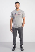 Spyder Men’s Crew Neck Printed T-Shirt – Heather Grey