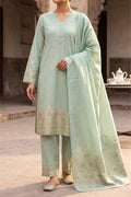 Zuni by KBC Fashion – Unstitched 3-Piece Lawn Suit (Sage Green)