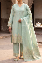 Zuni by KBC Fashion – Unstitched 3-Piece Lawn Suit (Sage Green)