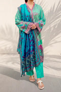 Aryana By KBC Fashion - 3PC Unstitched Printed Lawn Suit (Mint)