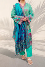 Aryana By KBC Fashion - 3PC Unstitched Printed Lawn Suit (Mint)