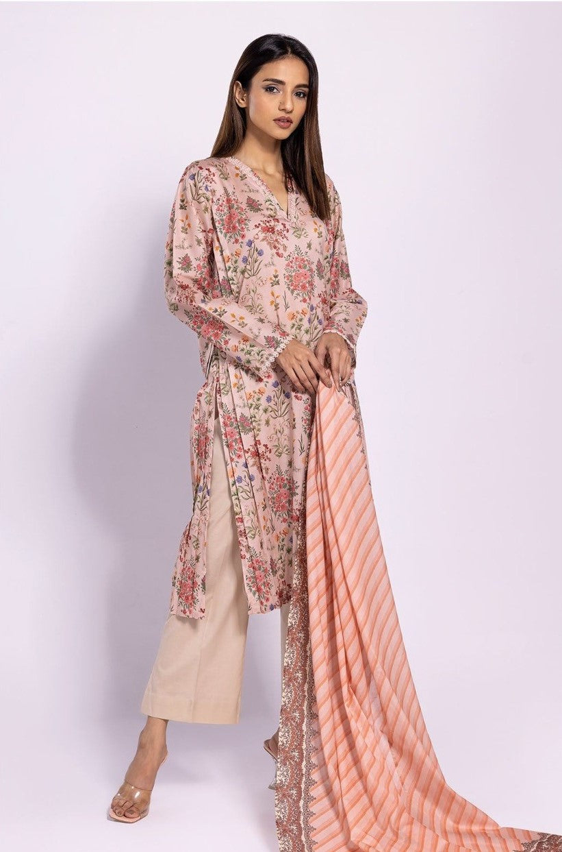 KHAADI – SIGNATURE EDITION | 3-Piece Printed Lawn Suit