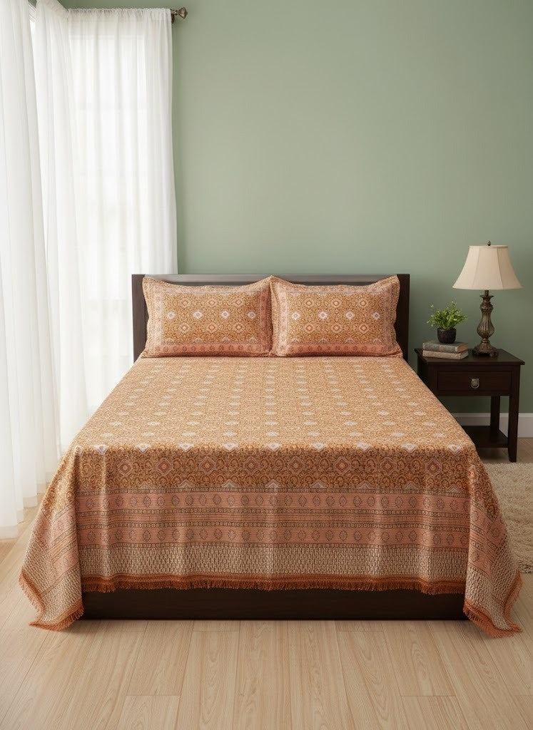 Riwayati Winter Gultex Multani Bedsheet with Pillow Cover