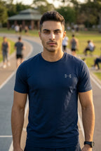 Men Performance Activewear Set (UA) - Navy Blue