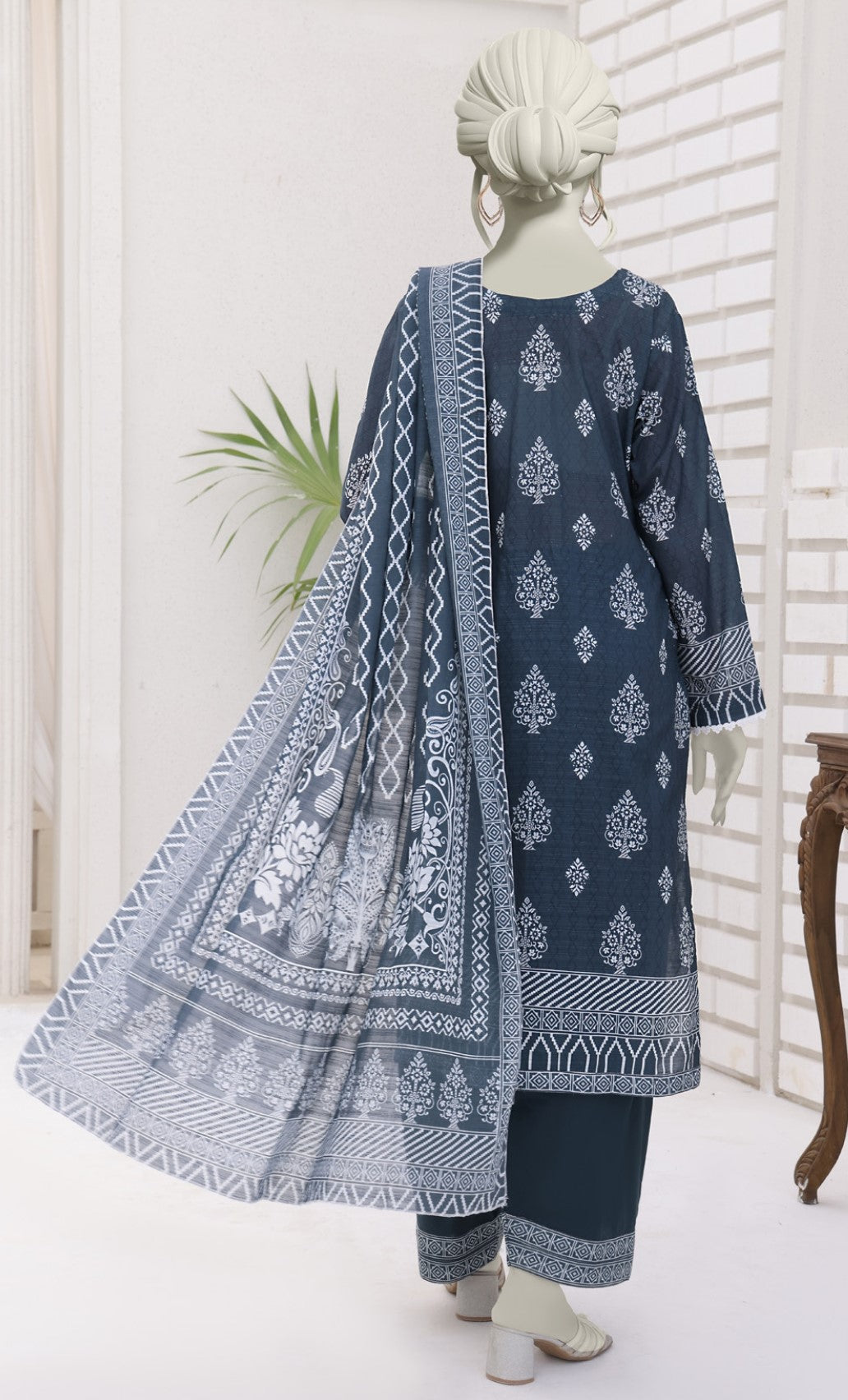 ALMEERAH - DORA-3 Piece Unstitched Lawn