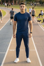 Men Performance Activewear Set (UA) - Navy Blue