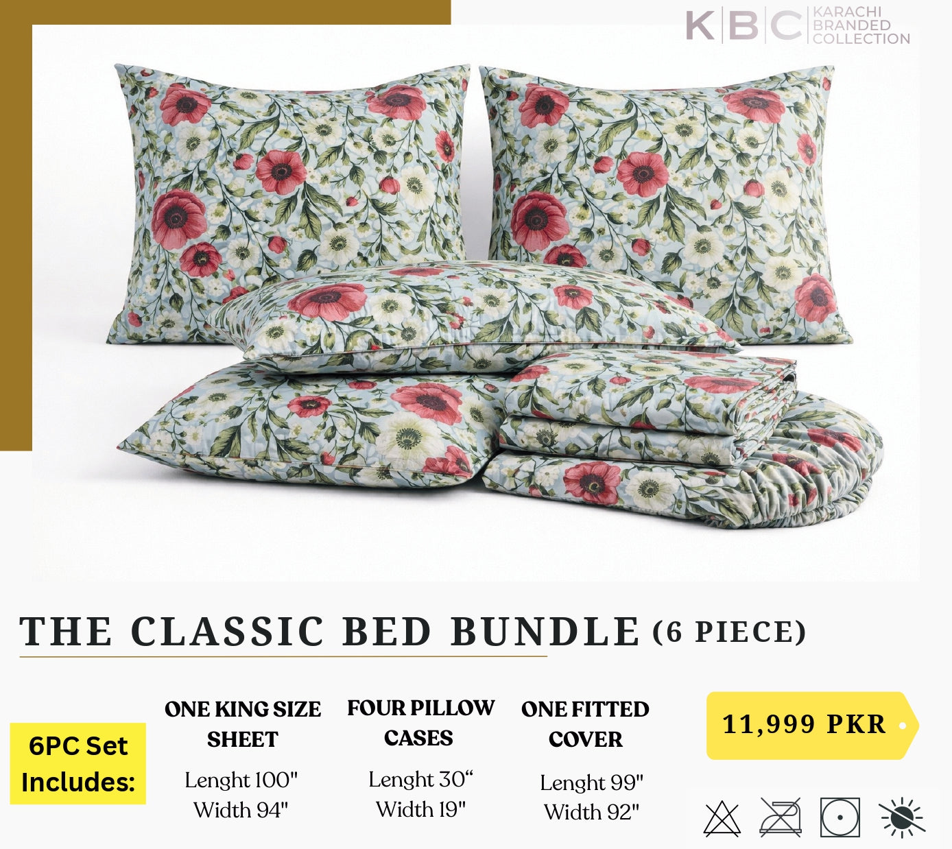 Classic Bed Bundle (6-Piece)