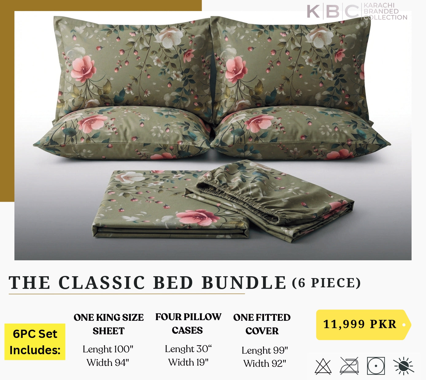 Classic Bed Bundle (6-Piece)