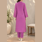 Zebaish by KBC Fashion – 2-Piece Stitched Embroidered Lawn Suit – Fuchsia Pink