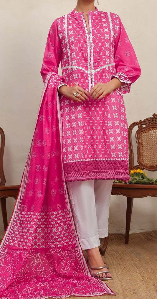 Zeenat by Anchal – 3 Piece Digital Lawn Printed Suit