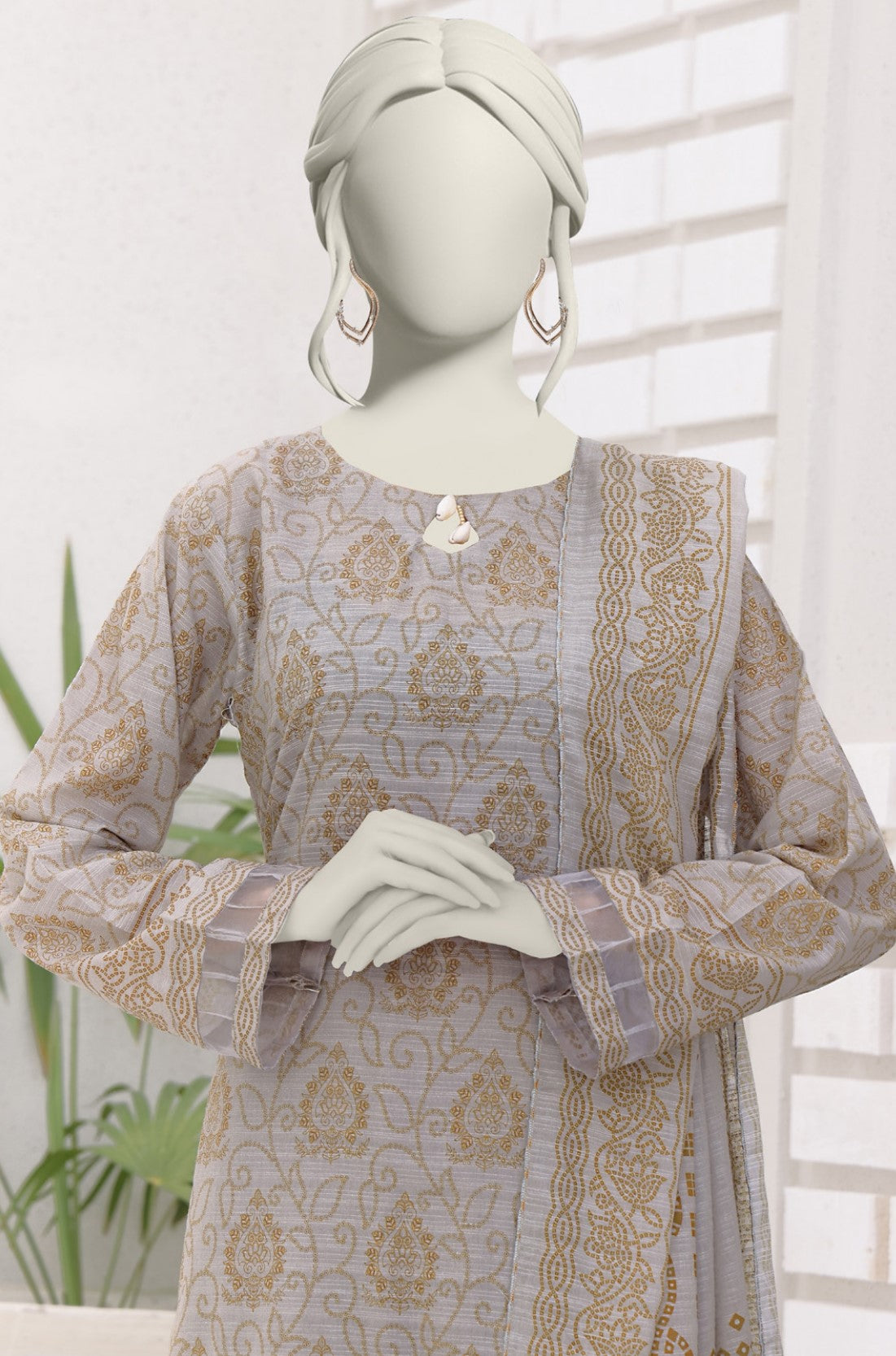 ALMEERAH - DORA-3 Piece Unstitched Lawn