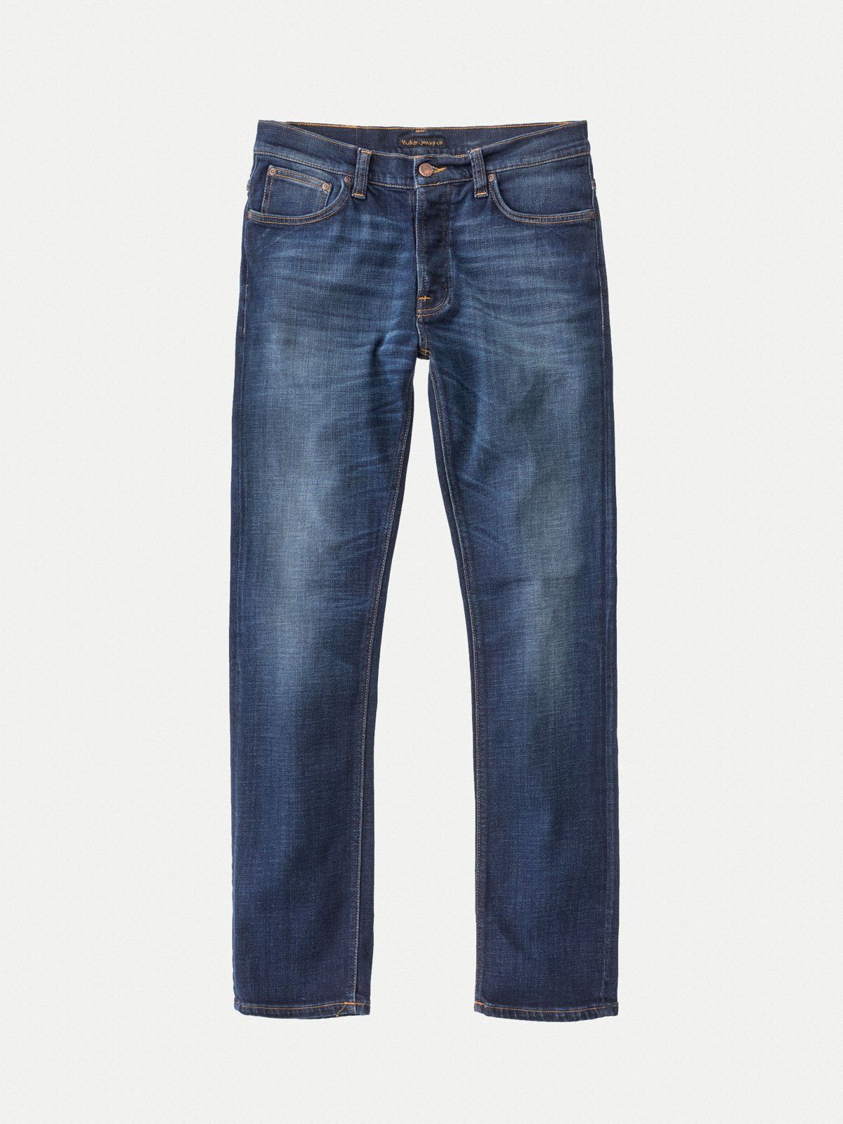 Men Dark Bluish Classic Denim Jeans