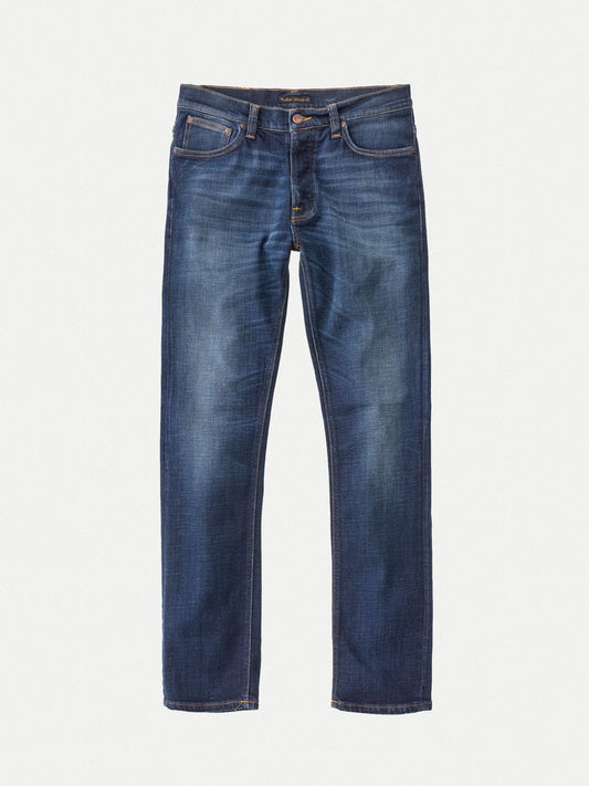 Men Dark Bluish Classic Denim Jeans