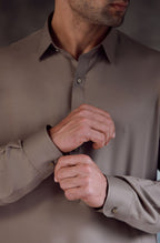Grace Men’s Wash & Wear Unstitched Fabric Suit (Sand Grey)