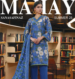 Sana Safinaz-MAHAY-3 Piece Unstitched Suit