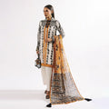 Agha Noor 3-Piece Unstitched Printed Premier Cambric Suit – Skin