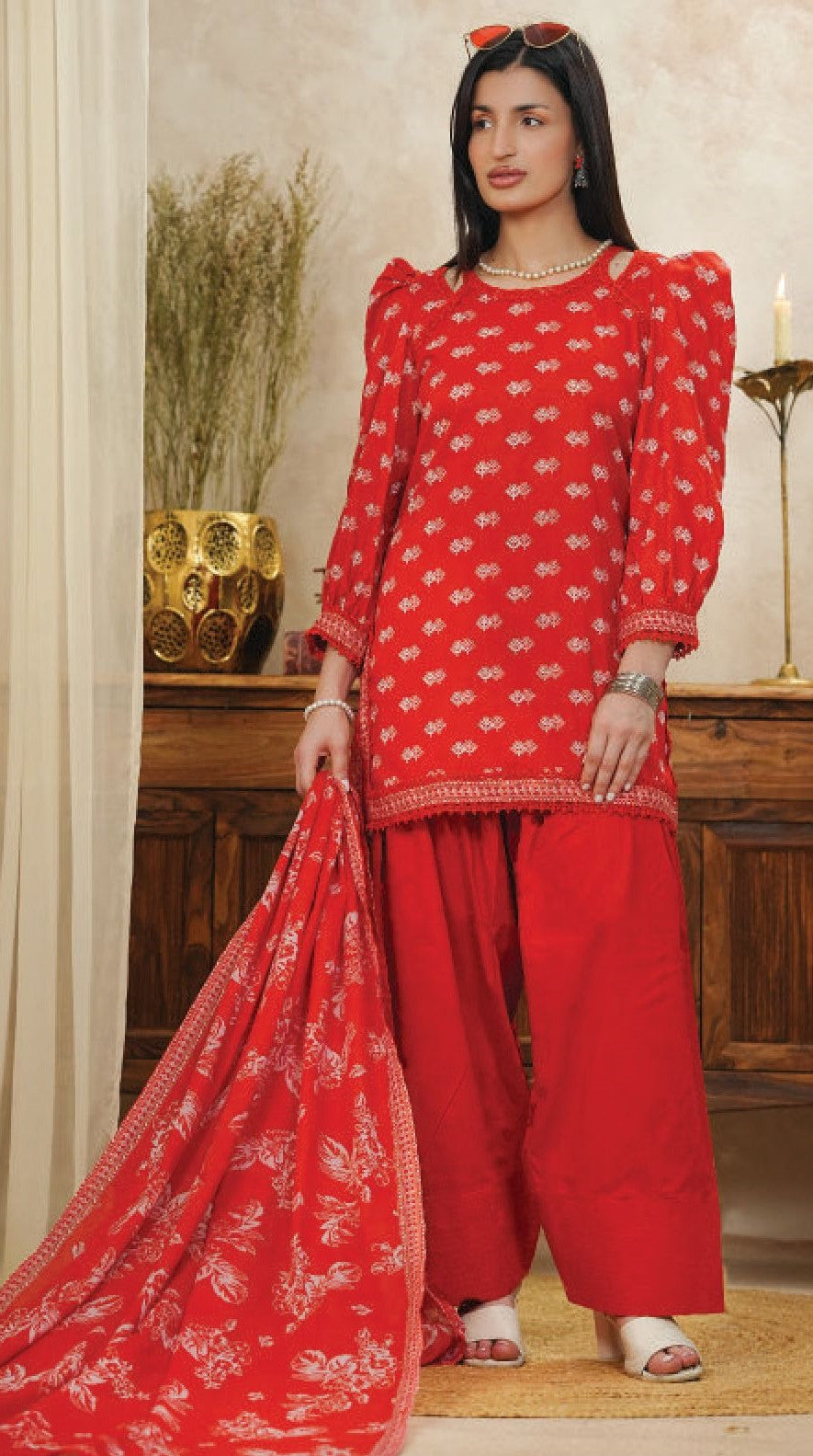 Mor Bagh by Beechtree – 3 Piece Unstitched Lawn Suit