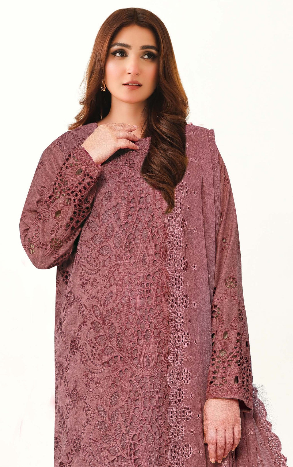 Johra-Yasheem Chikankari Lawn 3 Piece Suit