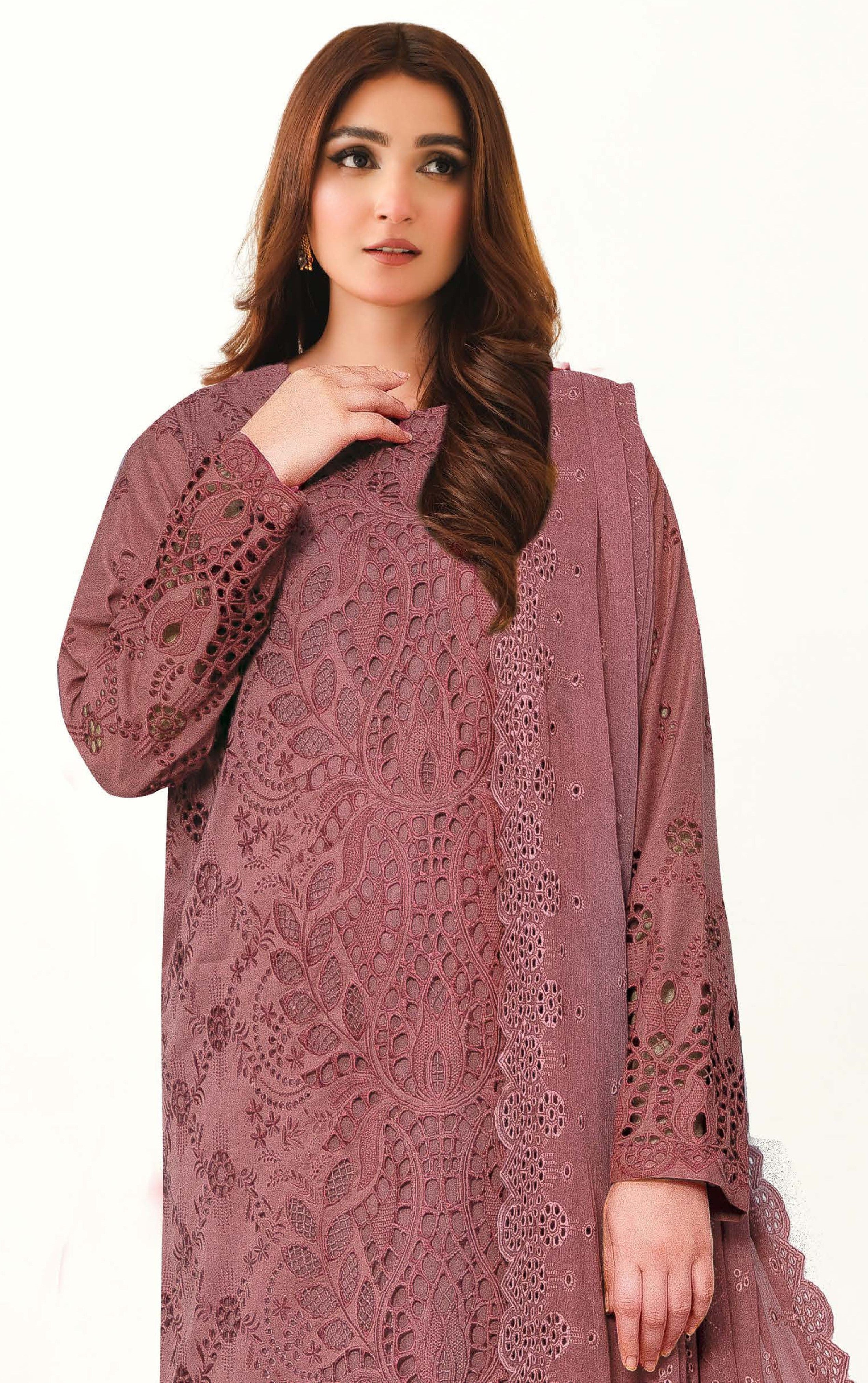 Johra-Yasheem Chikankari Lawn 3 Piece Suit