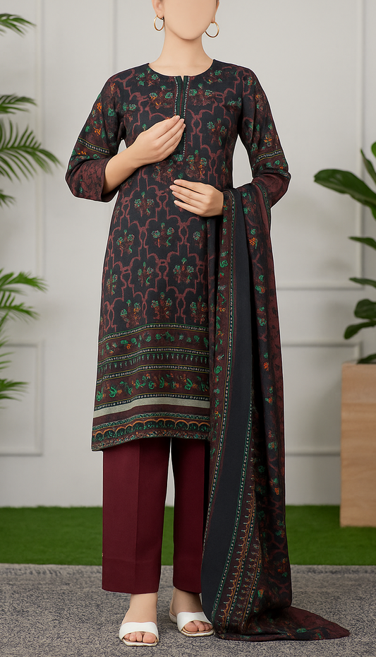 Bin Saeed | 3-Piece Printed Lawn Suit