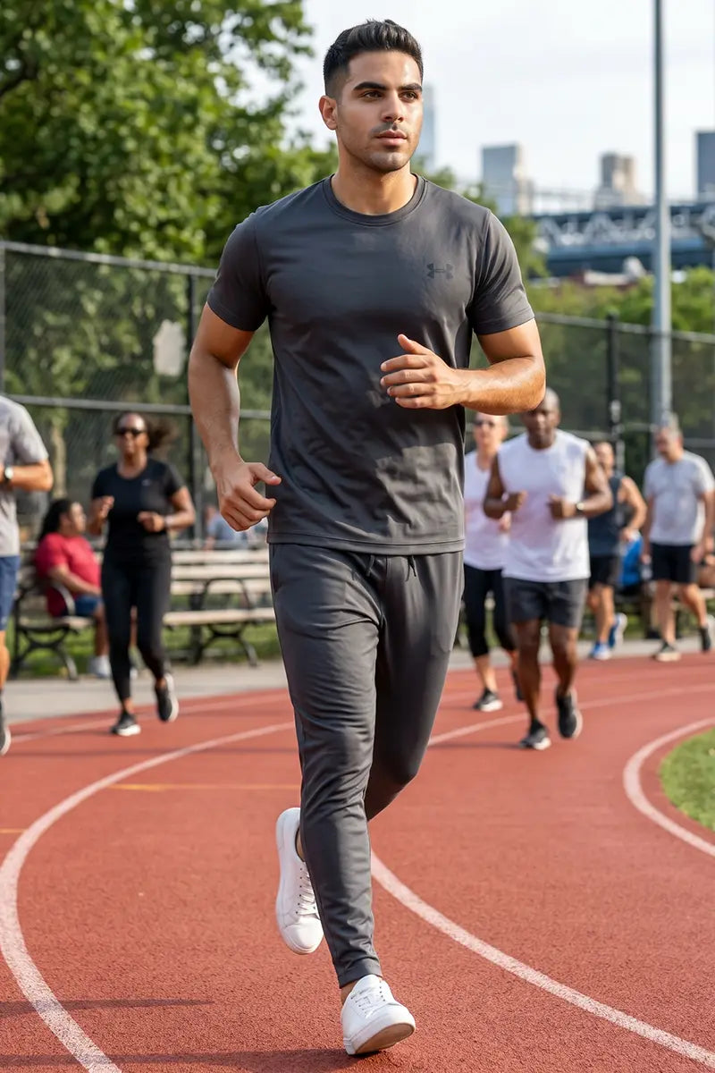 Men Performance Activewear Set (UA) - Grey