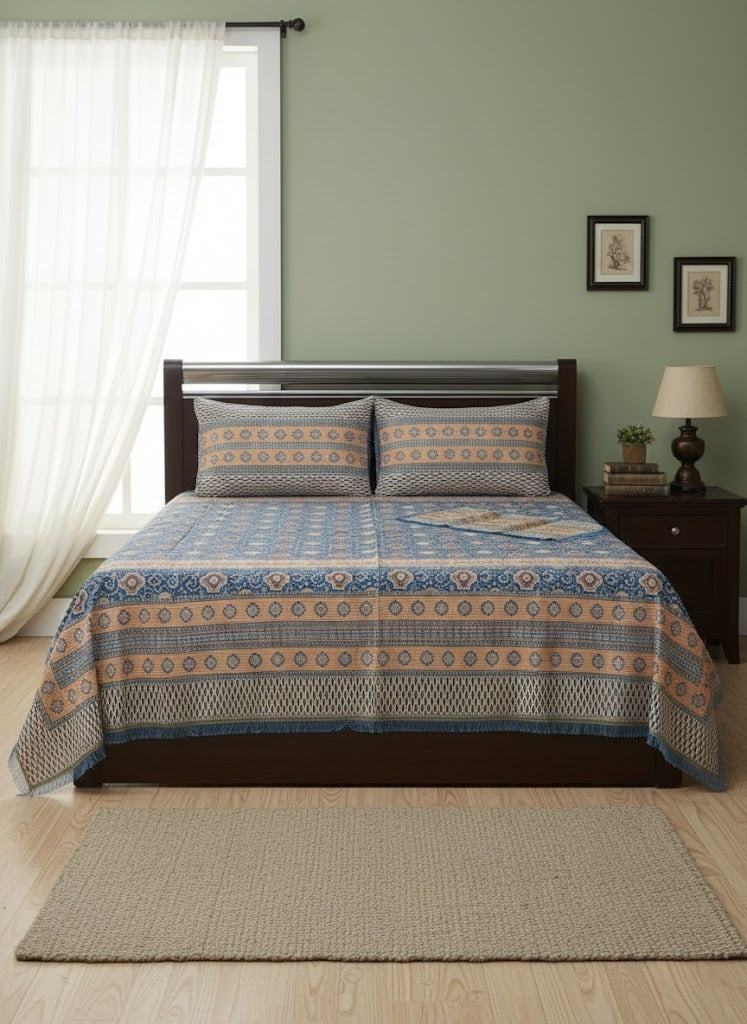 Riwayati Winter Gultex Multani Bedsheet with Pillow Cover