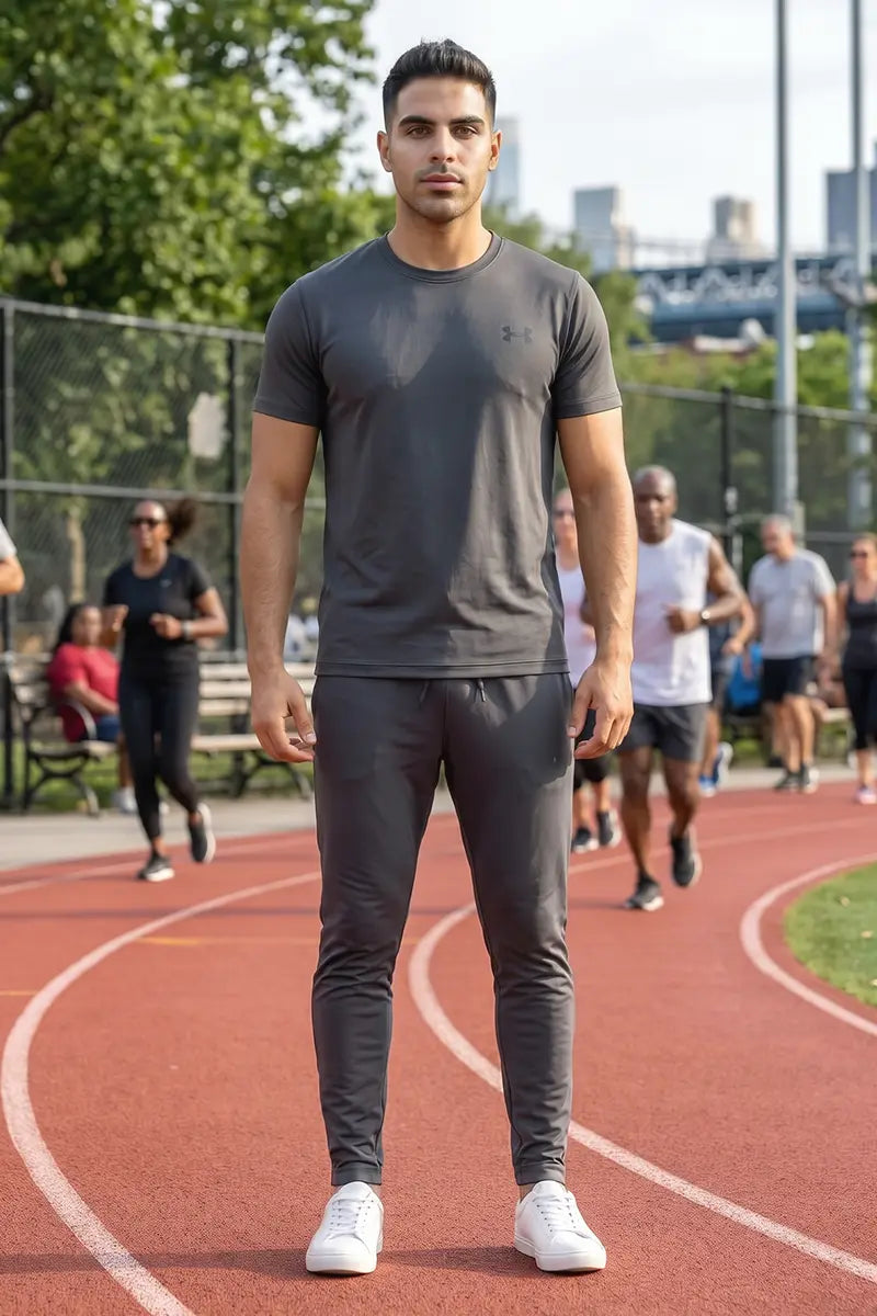 Men Performance Activewear Set (UA) - Grey