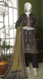 Luxuria By Almeerah | Embroidered 3 Piece Unstitched Suit