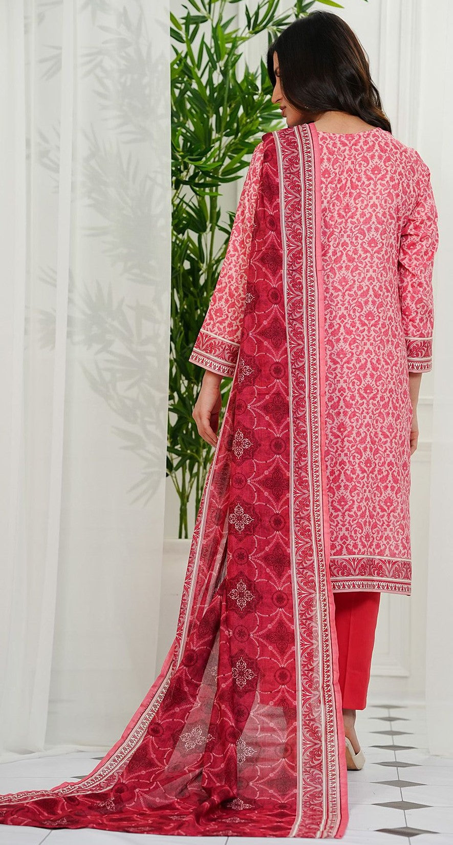 KAYSERIA – HUSN-3 Piece Unstitched Lawn Suit