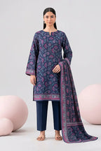 Nisha by Nishat Unstitched 3-Piece Lawn Collection (Slate Blue)