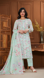 Rangeen by Meerab - Spring Summer 3-Piece Unstitched Lawn Suit