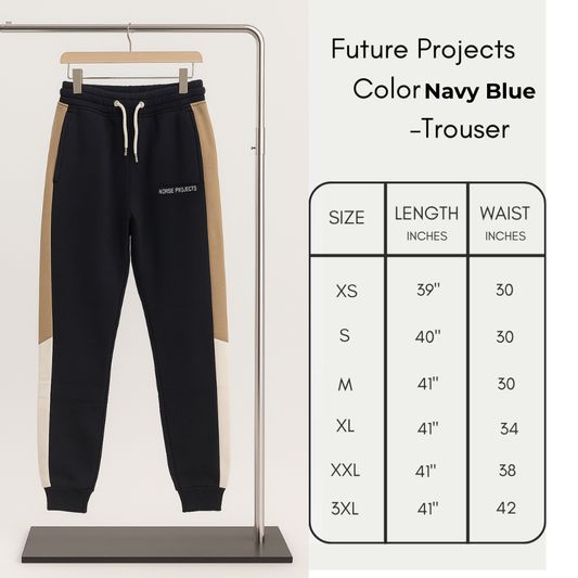 Future Projects Off-White & Camel Stripe Trouser