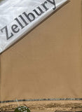 Brown fabric with Zellbury branding on a clear background