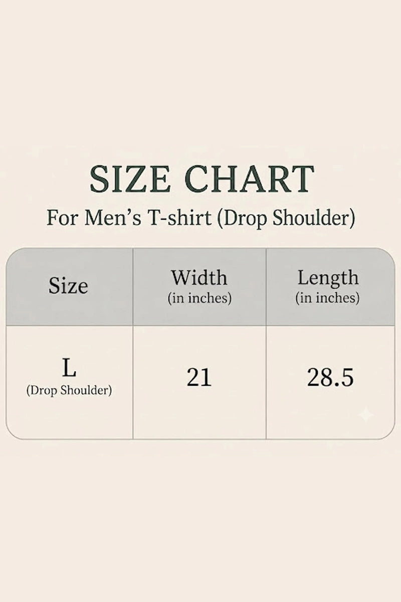 Men Drop Shoulder T-Shirt by KBC Fashion (Navy Blue)
