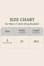 Men Drop Shoulder T-Shirt by KBC Fashion (Blue)