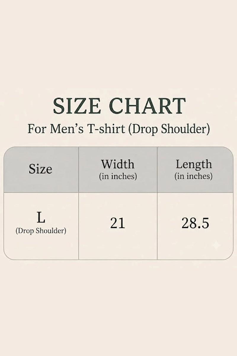 Men Drop Shoulder T-Shirt by KBC Fashion (Blue)