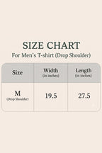 Men Drop Shoulder T-Shirt by KBC Fashion (Dark Slate)